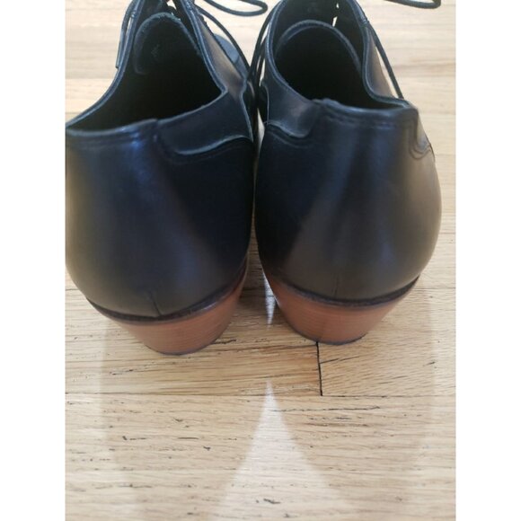 WOLVERINE 1000 Mile Shoes Oxford Kiltie US 7 B Black Samantha Fleet - Picture 6 of 9